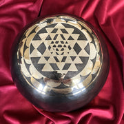 Bol Chantant Tibétain « Sri Yantra » Grande taille  - 20 cm - Ankora