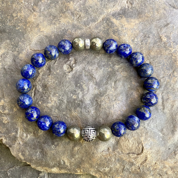bracelet-pyrite-lapis-lazuli