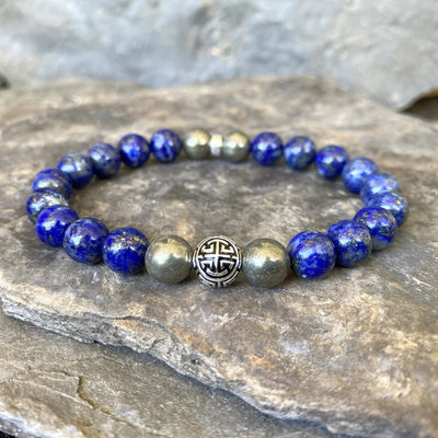 bracelet-lapis-lazuli-pyrite-pierre-bleu-gris
