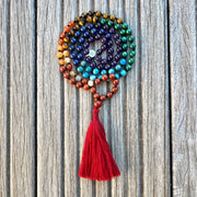 collier mala 7 chakra