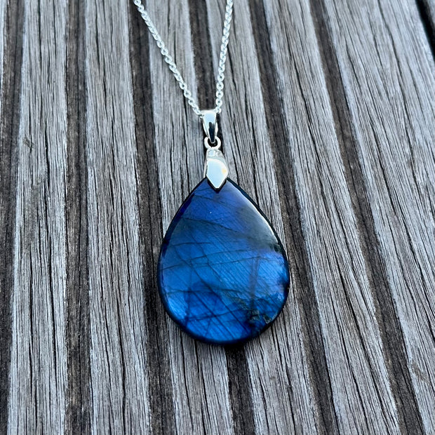 Pendentif labradorite