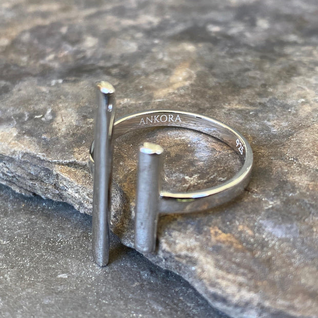 bague-ankora-double-barre-argent