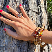 bracelets ambre bois de santal pour femme