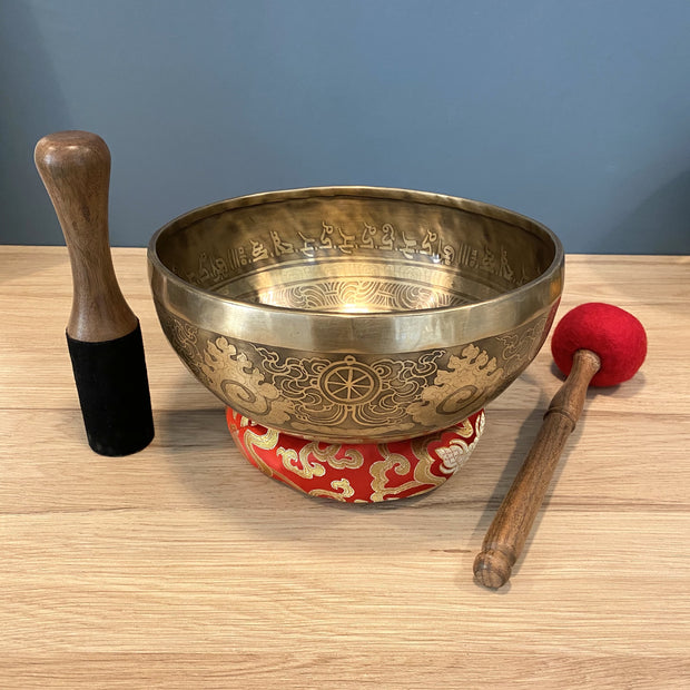 Bol Chantant Tibétain « Déesse Tara » - Grande taille - 24 cm