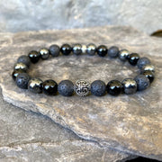 bracelet-homme-pierre-noire-protection
