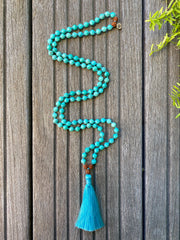 collier-mala-amazonite-rudraksha