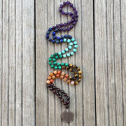 Collier Mala 108 Perles des 7 chakras « Guérison » - 8 mm,  - Ankora