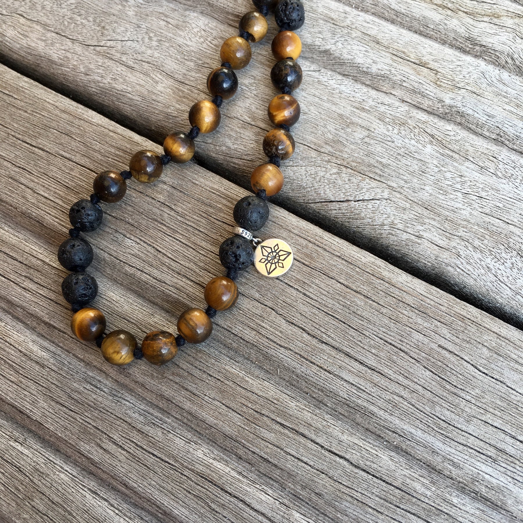 Collier Mala 108 Perles En Obsidienne Noire | Pierre Naturelle, Pompon Noué Main, Bijou Spirituel Unisexe