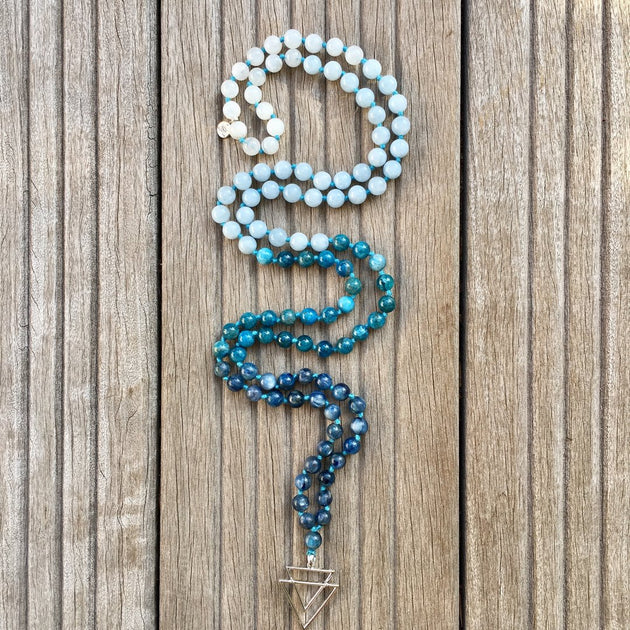 Collier Ras Du Cou En Argent 925 - Péridots, Aigue-marines, Apatites - Bijou Naturel