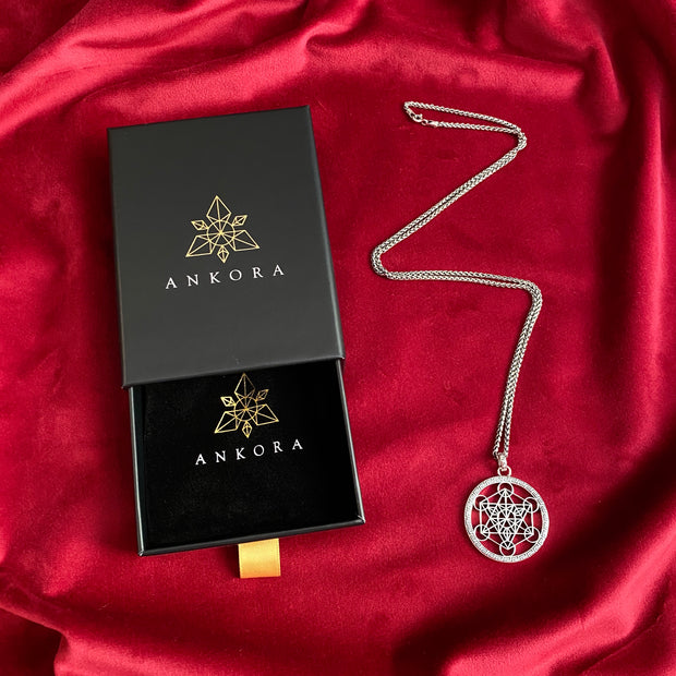 Pendentif ANKORA & Métatron - Argent Massif - Ankora