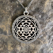 Pendentif Shri Yantra - Argent Massif